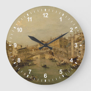 Venedig Rialtoen Stor Klocka