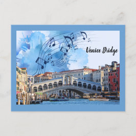 Venedig Rombron Vykort