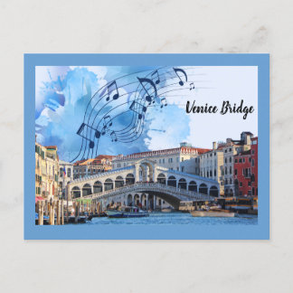 Venedig Rombron Vykort