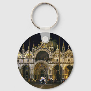 VENEDIG SAN MARCO KVADRERAR BASILICAEN NYCKELRING