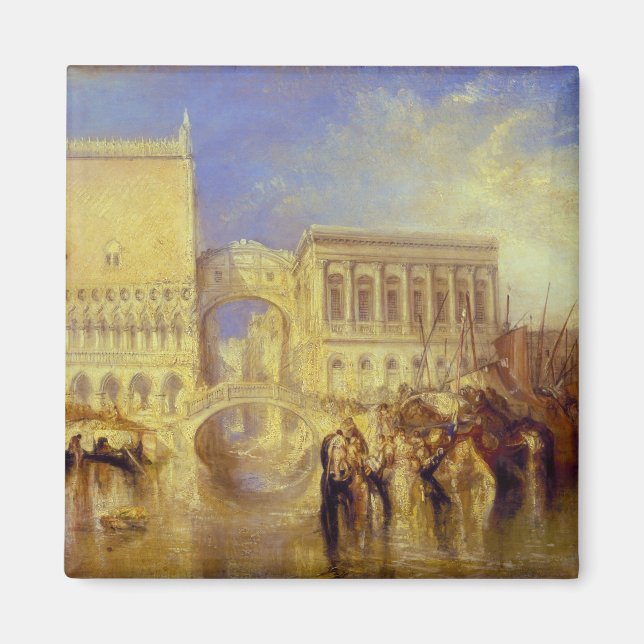 Venedig, Sighs-bron av J. M. W. Turner Magnet (Framsidan)
