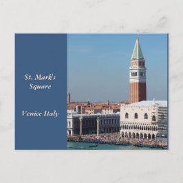 Venedig, St. Mark's Square-fotografi, Grand Canal Vykort
