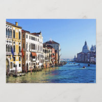 Venedig storslagen kanal med kärlekcitationstecken