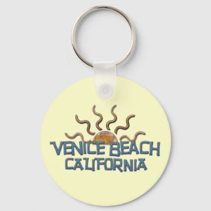 Venedig strand Keychain! Nyckelring