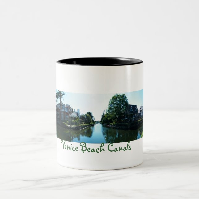Venedig strandmugg Två-Tonad mugg (Center)