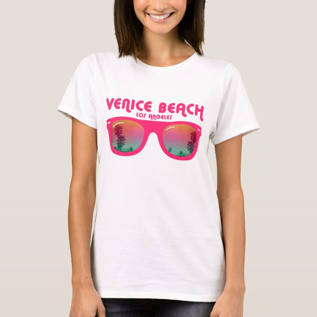 Venedig strandsolglasögon t shirt (Framsida)