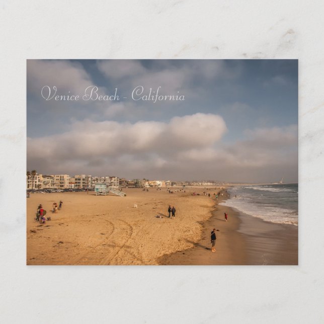 Venedig strandvykort vykort (Framsida)