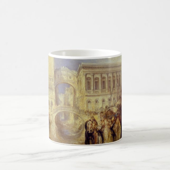 Venedig The Bridge of Sighs J. M. W. Turner Italie Kaffemugg (Center)