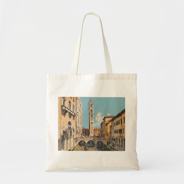 Venedig Tote Bag (2) Tygkasse (Framsidan)