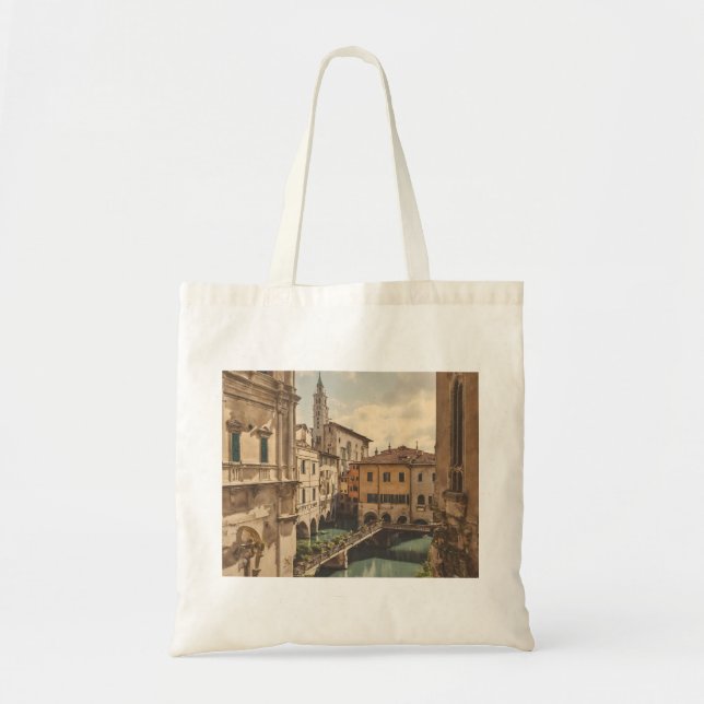 Venedig Tote Bag (Venedig 1) Tygkasse (Framsidan)