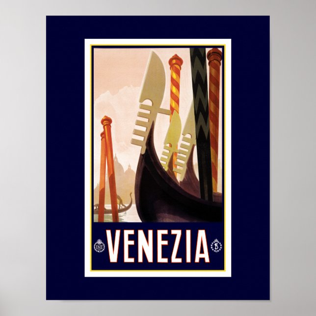 Venedig Turism Poster (Framsidan)