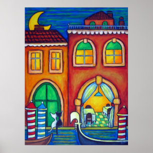Venedig Valentine Print av Lisa Lorenz Poster
