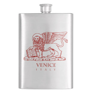 Venedig vapensköld fickplunta