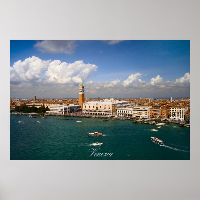 Venedig - Venedig-kanalen Poster (Framsidan)