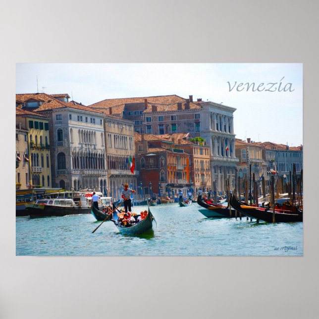Venedig, Venedig poster (Framsidan)
