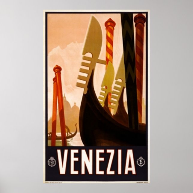 Venedig, Venezia Vintage resor Poster (Framsidan)