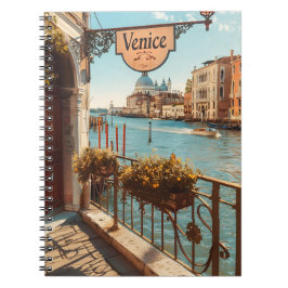 Venedig vintage Fotografi Anteckningsbok
