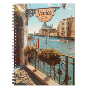 Venedig vintage Fotografi Anteckningsbok
