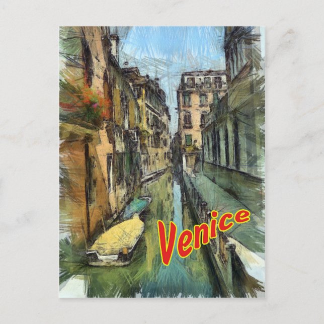 Venedig Vykort (Framsida)