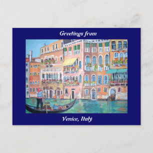 Venedig - vykort för Italien