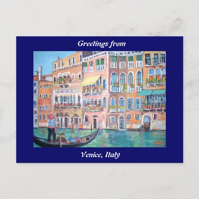 Venedig - vykort för Italien (Framsida)