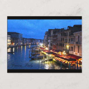 Venedig, vykort för Italien