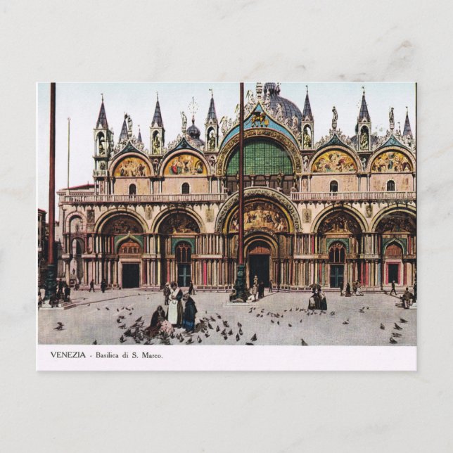 Venedig, vykort för replikerings-Vintage 1910 (Framsida)