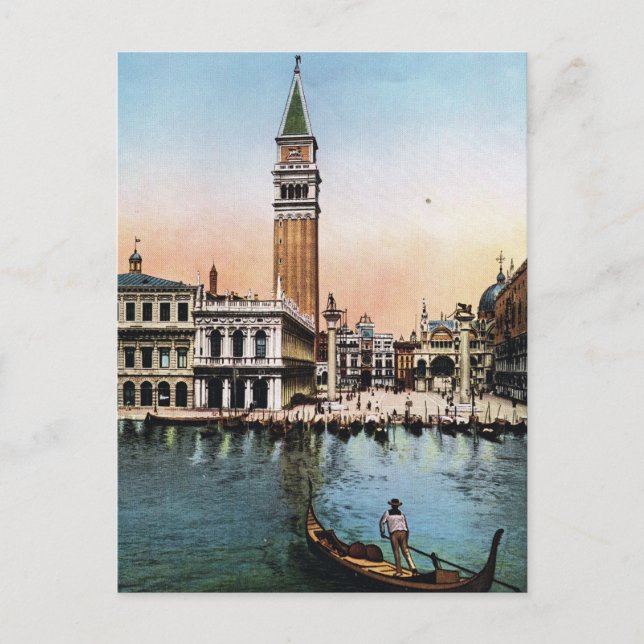 Venedig, vykort för replikerings-Vintage 1910 (Framsida)