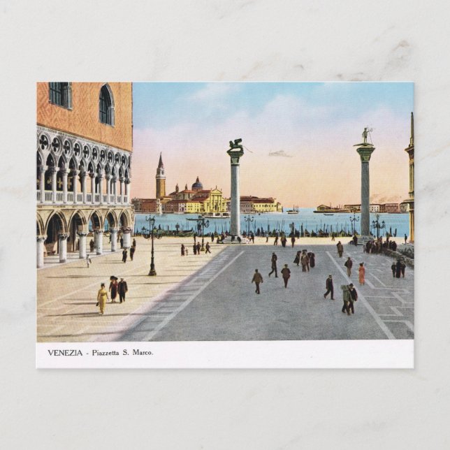 Venedig, vykort för replikerings-Vintage 1910 (Framsida)