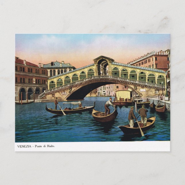 Venedig, vykort för replikerings-Vintage 1910 (Framsida)