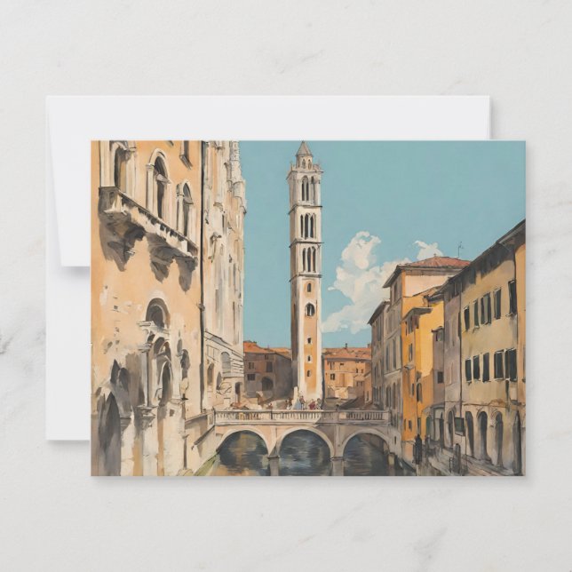 Venedig vykort (Venedig 2) (Framsida)