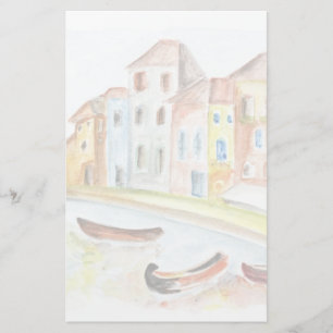 Venedigkoncept Brevpapper