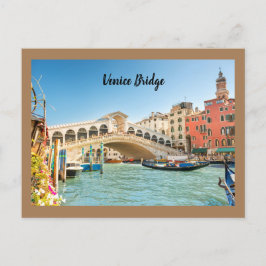 Venedigs Romabron Vykort