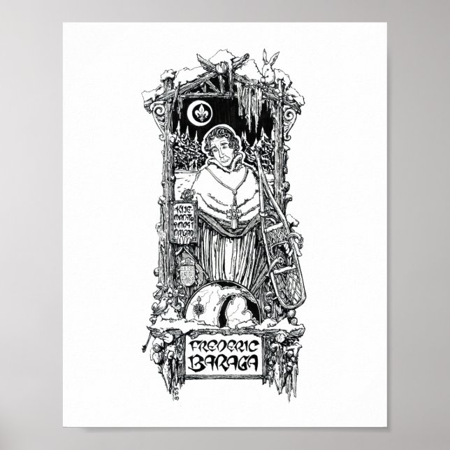 Venerable Frederic Irenaeus Baraga Poster (Framsidan)