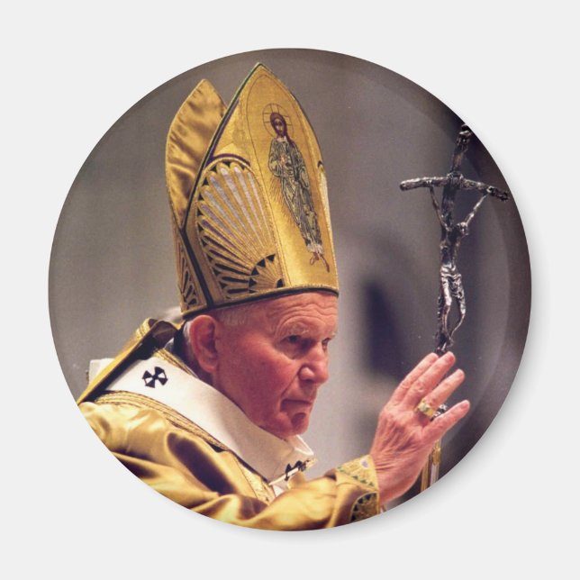 Venerable Pope Johannes Paul II Magnet (Framsidan)