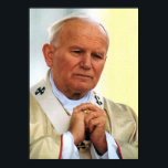 Venerable Pope Johannes Paul II Poster<br><div class="desc">17 januari 2011. Mitt i en munter under Angelus talade påven om den kommande ratificeringen av Johannes Paulus II som kommer att hållas den 1 maj 1. "Den 1 maj kommer jag att ha glädjen att utropa den vördige påven Johannes Paulus II, min företrädare, som en välsignelse. Det datum som...</div>