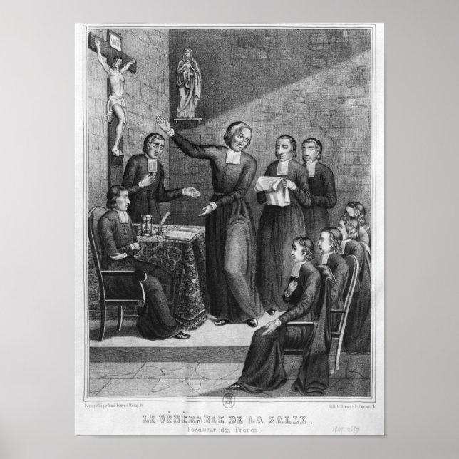 Venerable Saint Jean-Baptiste de La Salle Poster (Framsidan)