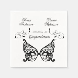 Venetia Carnivale Masque Victoransk Ornamenterad F Pappersservett