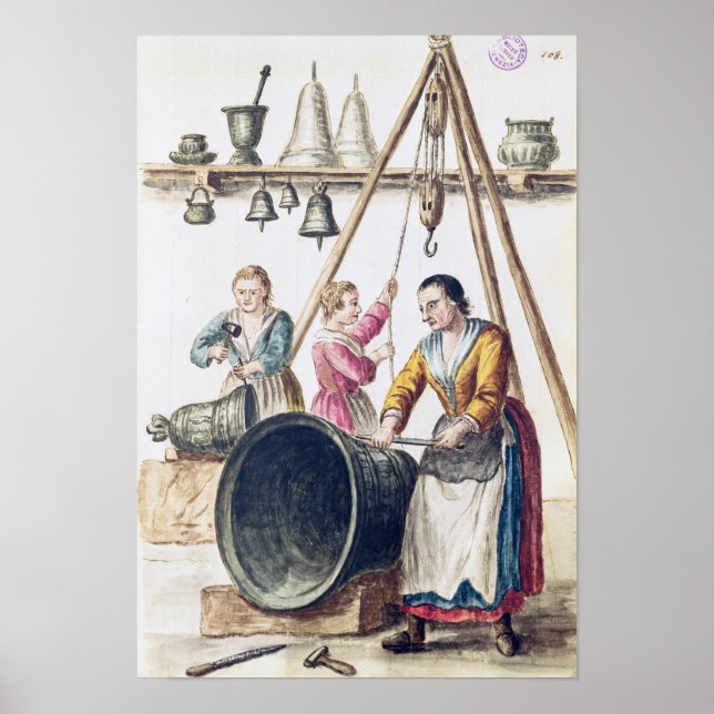 Venetian Bellmaker's Shop Poster (Framsidan)