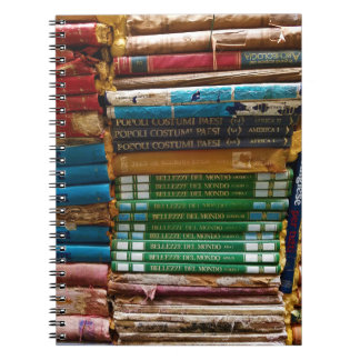 Venetian bokar från Libreria Acqua Alta, Venedig Anteckningsbok