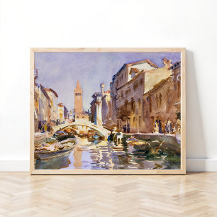 Venetian Canal (1913) av John Singer Sargent Poster