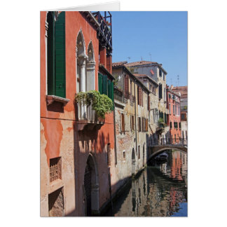 Venetian Canal Hälsningskort