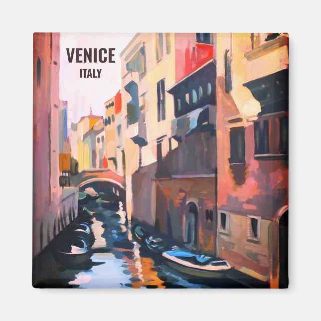 Venetian Canal Magnet (Framsidan)