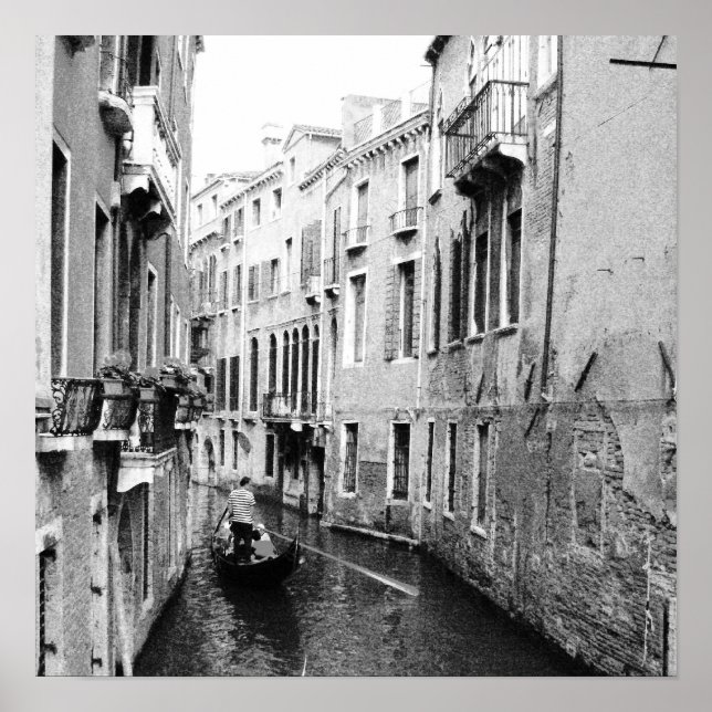 Venetian Canal Poster (Framsidan)