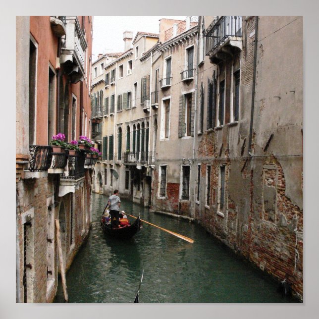 Venetian Canal Poster (Framsidan)