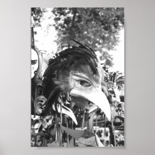 Venetian Carnival Mask Venedig Italien Poster Skri