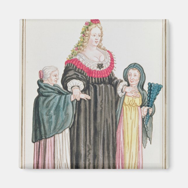 Venetian Courtesan Magnet (Framsidan)