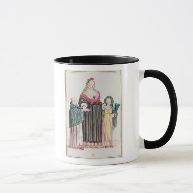 Venetian Courtesan Mugg (Höger)
