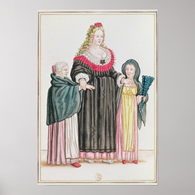 Venetian Courtesan Poster (Framsidan)