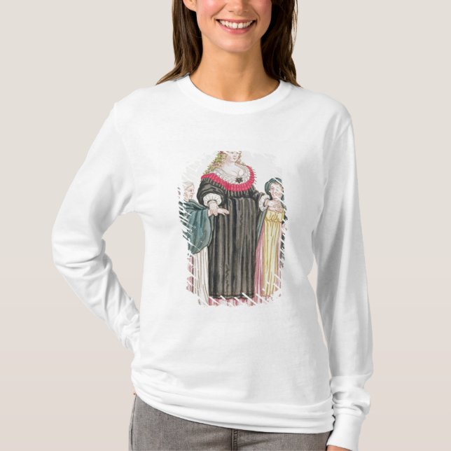 Venetian Courtesan T-shirt (Framsida)